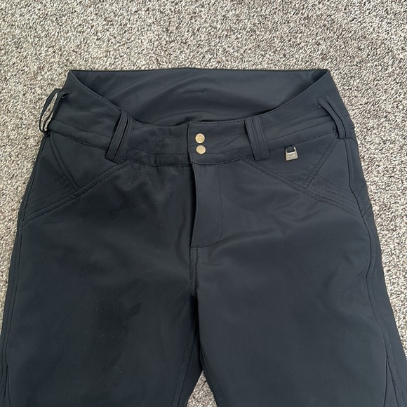 CONILS black snow ski pants water proof pants size 8-small ski snow pants - Picture 5 of 13